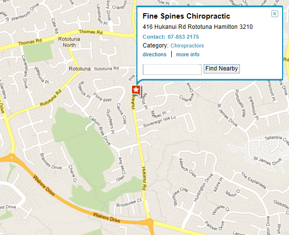 Fine Spines Chiropractic Map.jpg